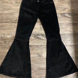 Black Corduroy Bell Bottoms